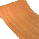 UPREDO Brown Wood Grain Adhesive Paper Wall Paper Vinyl Funitures Dresser Drawer Cabinet Sticker (15.8X197inch(16.4ft), Brown)