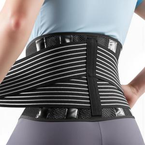Ultra Breathable Back Brace for Women-[Upgraded Medical-Grade Support] Lower Back Brace, Slim & Discreet Back Support Brace for Pain Relief, Herniated Disc, Sciatica, Scoliosis(X-Large)