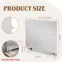 Ferraycle 2 Pack 20-1/2" W x 18" H 304 Stainless Steel Fryer Splash Guard for Stove & Kitchen, Oil Splatter Screen Protection, Heavy Duty Grease Barrier for Frying, Grilling, Easy Clean, Universal Fit