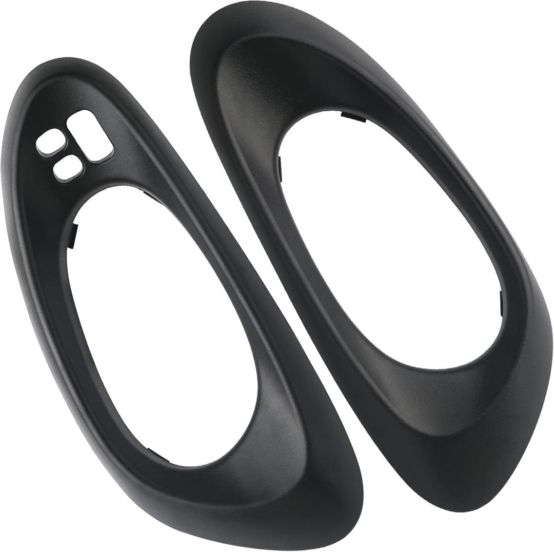 APPERFiT Interior Door Handle Bezel Trim Cover (Pair) Compatible with Chevy Trailblazer 2002 2003 2004 2005 2006 2007 2008 2009 Replaces 15214502 15214503