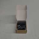 Clip in Bangs, 100% Real Human Hair Dark Brown Fake Bangs Clip in Hair Extensions French Bangs Fringe with Temples Hairpieces for Women Curved Curtain Bangs for Daily Wear