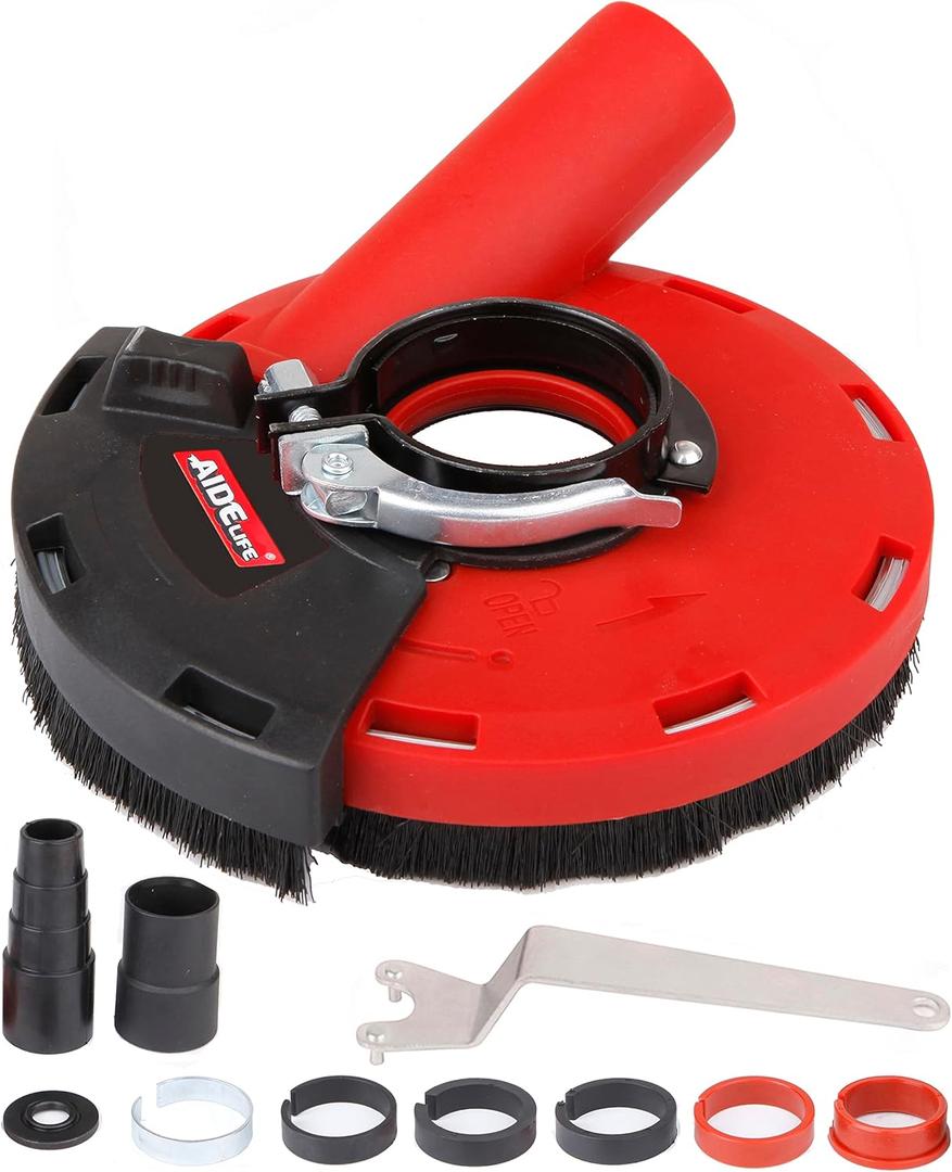 Aidelife Expert Surface Grinding,Dust Shroud for Angle Grinders 115mm/125mm