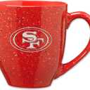Rico Industries NFL Football 16 oz Team Color Laser Engraved Speckled Ceramic Coffee Mug