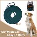 Long Leash Waterproof Dog Training Leash, Outdoor Longline Dog Leash for Training, Yard, Play, Beach, Camping