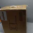 Xtaeptos 20 Inch Rideable Carry On Luggage, Hardside Suitcase with Wheels, Small