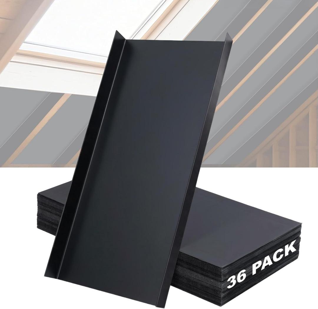 36 Pcs Attic Insulation Baffles for 24" Rafter Bays, 2" Air Channel