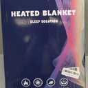 MAXEVE Heated Wearable Blanket Hoodie with Battery Pack 10000mah, Oversized Sherpa Blanket Hoodie for Women Men, Warm Soft Blanket Hoodie Sweatshirt Dusty Blue