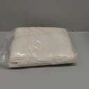 LAMIT Natural Ivory Semi Sheer Linen Curtains 84 inch Long, Cream White Light Filtering Living Room Panels Back Tab and Rod Pocket Neutral Drapes for Bedroom/Farmhouse, 2 Panels, 52 x 84 Inch