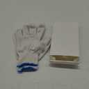 Moxweyeni 1 Pcs PVC Termination Cap for 2" Inner Diameter, Mesh Screen Vent Cover 304 Stainless Steel, for Furnace & Roof Vent Cap, Round Air Outlet Exhaust Water Drains Pipe with Gloves