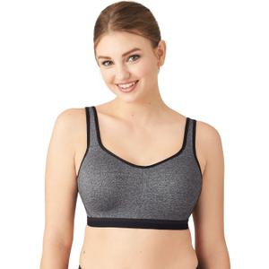 Wacoal Women's Sport Convertible Underwire Bra (36C, Grey Heather)