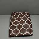 Smiry Rectangle Picnic Table Cover, Waterproof Elastic Fitted Camping Tablecloths for 6 Foot Tables, Wipeable Flannel Backed Vinyl Tablecloth Protector for Indoor, Outdoor (Coffee, 30x72 Inches)