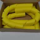25mm Dia Electrical equipment Flexible Spiral Tube Cable Wire Wrap Computer Manage Cord Yellow 1M Length