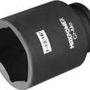 MAXPOWER 3/4 Inch Drive 1-13/16 Inch Deep Impact Socket, Made with Heat-Treated Chrome Molybdenum Alloy Steel, 6-Point Design, SAE