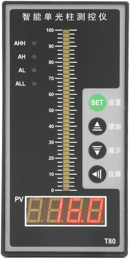 Level Meter Sensor Water Depth Level Display Meter Intelligent Pressure Controller Light Column Display 4-20MA Level Transmitter Liquid