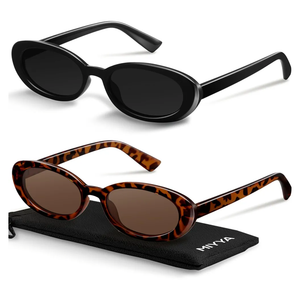 miyya Old Money Polarized Oval Sunglasses – 2025 Edition, UV400 Protection, Feather-Light Fit & Trendy Colors