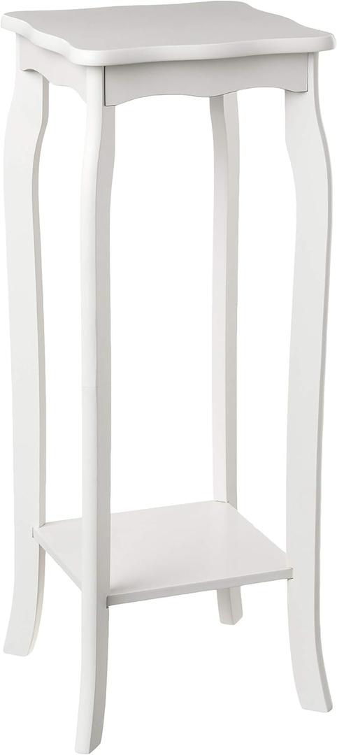 Frenchi Home Furnishing Plant Stand, Small (White)