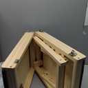 Foldable Dog Ramp for Bed & Couch, Portable Dog Stairs for Small Dogs with 4 Adjustable Heights from 9.25'' to 17.72", Wooden Pet Ramp Steps with Non-Slip Pad for Sofa