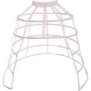 Pannier Petticoat Women Victorian Bustle Cages Hoop Skirt Cage Skirt for Women (One Size)