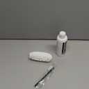 Amodex Ink & Stain Kit with Stain Remover Brushes, Removes Ink, Sharpie, Grease, Food and More, Safe and Effective on Clothes, Leather and Skin, Includes 1 Bottle and 2 Brushes