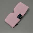 Joythink Sleep Headphones Bluetooth Sleep Mask Silk Kids Children Headband Earphones Bluetooth Eye Mask for Sleeping On Side Blackout Soft Sleep Earphones Music Eye Cover