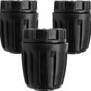 13PCS 1/2" Drip Irrigation End Plugs,(1/2"ID x 0.6-0.65"OD)16mm Drip Tubing Connectors,Barbed Locked End Caps,Anti-Drop End Plugs for Garden Watering System