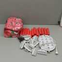 CALISTA Ion Hot Rollers for Short Hair | Hair Roller Clips Included | Heats to 230F | Dual Voltage | Add Hands-Free Curls, Waves, and Volume (Pink Verbena, Short - 12)