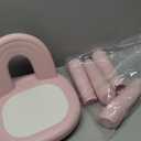 KidBloom Toddler Chair, Sturdy Anti-Tip Kids Chair, Lightweight Small Plastic Child Chair for Toddlers 1-3, Rainbow Backrest Ergonomic Design, Pink