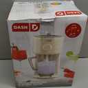 Dash Deluxe Shaved Ice & Slushy Maker - Easy-to-Use Slushy & Snow Cone Maker - Includes Serving Pitcher & Recipe Guide for Homemade Treats - Cream
