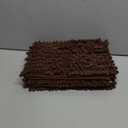 OLANLY Thick Memory Foam Small Bathroom Rugs 24x16, Extra Soft Absorbent Bathroom Mat, Quick Dry Bath Mat, Non-Slip, Machine Washable Carpet for Bathroom, Tub and Shower, Home Decor Accessories, Brown