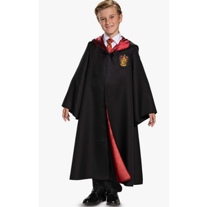 Harry Potter Robe, Official Hogwarts Wizarding World Costume Robes, Deluxe Kids Size Dress Up Accessory. Size S