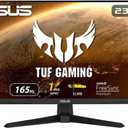 ASUS TUF Gaming 24” 1080P Monitor (VG249Q1A) - Full HD, IPS, 165Hz (Supports 144Hz), 1ms, Extreme Low Motion Blur, Speaker, FreeSync Premium, Shadow Boost, VESA Mountable, DisplayPort, HDMI