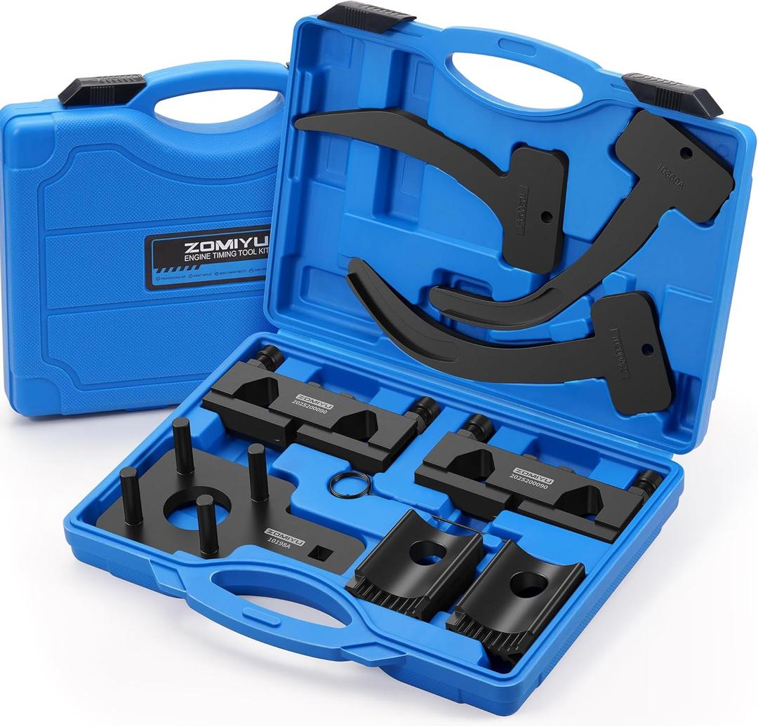3.6 Pentastar Timing Tool Kit, Camshaft Phaser Lock Set & Crankshaft Pulley Wrench Replaces 10200A 10202A 10369 10198A 2025200090 Compatible with Jeep Chrysler Dodge 3.6L Pentastar Engine-9PCS