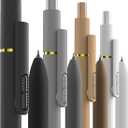 8 Pcs Gel Pens - 0.7mm Fine Point Smooth Writing Black Ink, Quick-Dry Long Lasting Fidge Pens, School & Office Supplies for Men Women