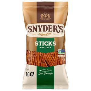 Snyder's of Hanover Sticks Pretzels, 16 Oz (EXP 10/17/26)