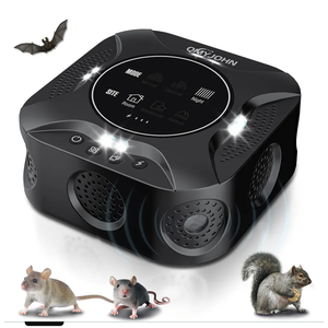Indoor Ultrasonic Pest Repeller,Plug-in,with a Display Screen & LED Strobe Light,Effectively Repels Mice,Squirrels,roaches & Other Rodents Up to 3900 Sq.Ft.Suitable for attics,garages,etc.