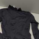 Irisnaya Women's Mock Turtleneck Long Sleeve Bodysuit Thong High Neck Body Suits Tops(size XL)