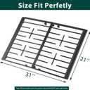 W11394363 Burner Grates Stove Replacement Parts for Whirlpool Gas Stove Range Grate Kit Cast Iron Whirlpool WFG540H0ES0 WFG540H0AS1 WFG540H0ES1 Cooktop Surface Wok Stovetop Oven Grates 2 Pcs