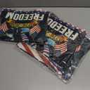 4 x 250 Years America Garden Flag,250th Anniversary USA Patriotic Banner Double-Sided with Eagle Design, 1776-2026 Commemorative (A_1 x 1.5 ft)