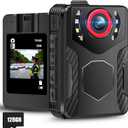 Body Camera with Audio and Video Recording: 1080P FHD Body Cam with Night Vision, 10HR Battery, 2.0" Screen, 128GB Wearable Camera, Bodycam for Traveling, Law Enforcement, Outdoors Activities