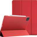 ProCase Smart Case for iPad Pro 12.9 2022/2021/2020/2018, Slim Stand Hard Back Shell Smart Cover for iPad Pro 12.9" 6th Gen/5th Gen/4th Gen/3rd Gen -Red