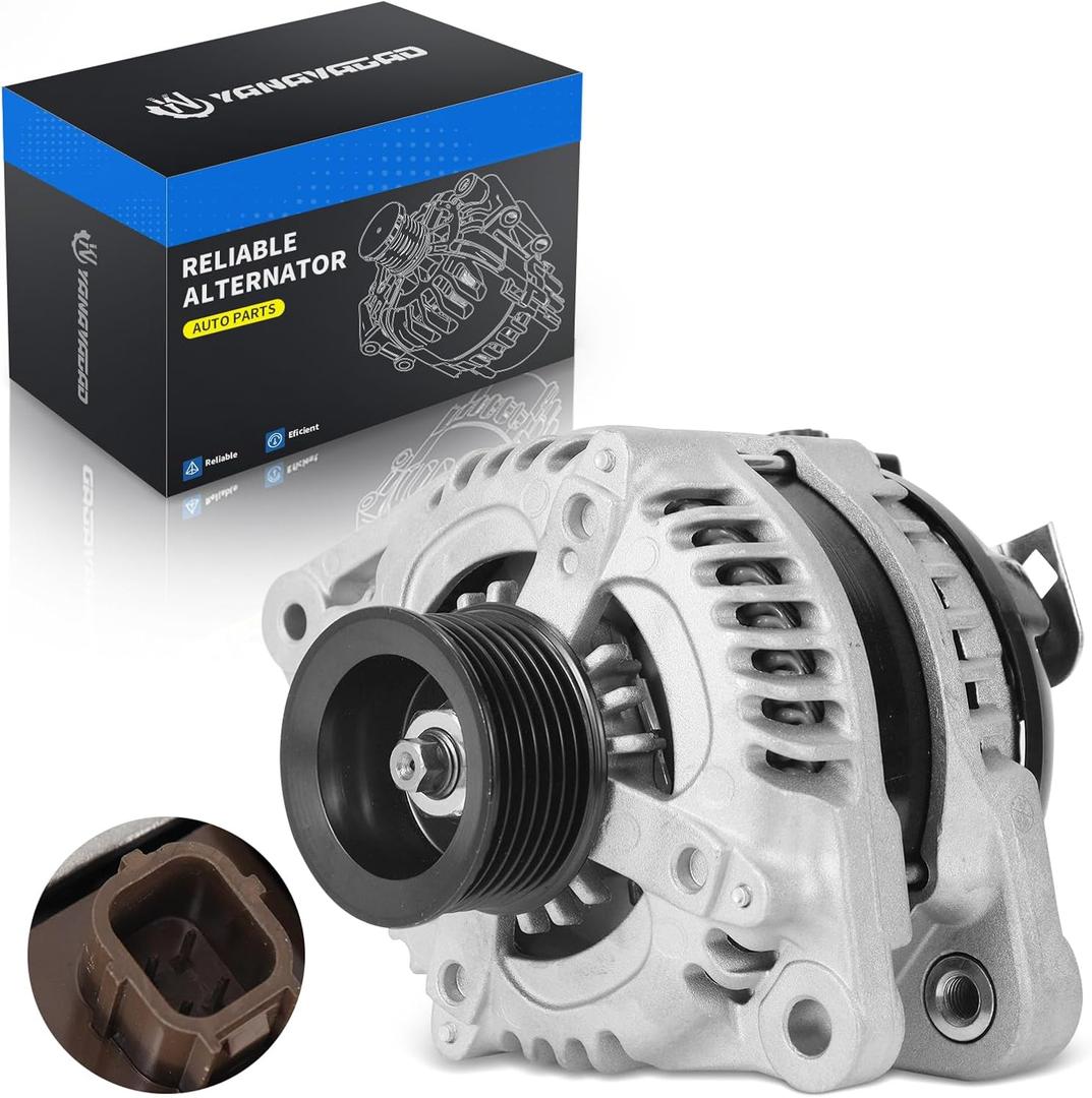 11390 31100R40A01 Alternator 2.4L for Honda Accord 2.4L L4 2008 2009 2010 2011 2012, for Acura TSX 2.4L L4 2009 2011 2012 2013 2014, Replaces 1042105890 CSF89 06311-R40-505 AND0511 12870