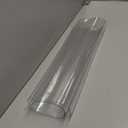 Warmstar Clear Table Cover Protector 24 x 48 Inch, 2mm Thick Plastic Table Cover Rectangle,PVC Clear Table Protector,Desk Protector Mat for Kitchen, Dresser, Writing DeskDining Room Table