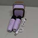 Mini Karaoke Machine for Kids, 2026 TOP Toys Birthday Gifts Ideas for Girls Ages 4, 5, 6, 7, 8, 9, 10, 12+ Years Old, Portable MP3 Player with 2 Wireless Mics for Family Home Party (Light Purple)