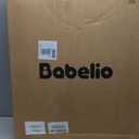 Babelio Baby Gate for Stairs, Kitchen & Doorways, No Bottom Bar| One-Handed Operation| Auto-Close| Hardware Mount (Drill Needed) Safety Dog/Pet Gate (Black - B17, 26-43" W, 28" H)