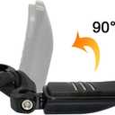 FOVPLUE 1.25" Highway pegs,Motorcycle Angled Adjustable Highway Footpegs for Harley Davidson Touring Road King Road Glide Street Glide Electra Glide Softail Sportster with 1 1/4" Highway Bar Black