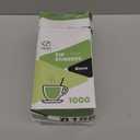 Comfy Package [7 Inch - 1000 Count] Black Coffee Drink Stirrers & Cocktail Straws - Disposable Plastic Sip Stir Sticks for Hot & Cold Beverages