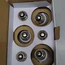 Feit Electric A21 LED Light Bulb, 100W Replacement, Dimmable, Selectable Color Temperatures (2700K-5000K), 1600 Lumens, General Purpose Light Bulbs, 15,000-Hour Lifetime, OM100DM/5CCTCA/LED/6, 6 Pack