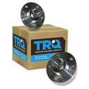 TRQ 2 Piece Front Wheel Bearing & Hub Assembly Set Compatible with 1994-1997 Volvo 850 1998 C70 S70 V70