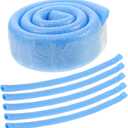 Totority 6Pcs Trampoline Pole Foam Wraps Protective Covers for Safety Foam Sleeve Guards for Trampoline Parts Replacement Foam Tube Accessories