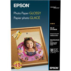 Epson Photo Paper Glossy, 13 x 19 Inches, 20 Sheets (S041143)